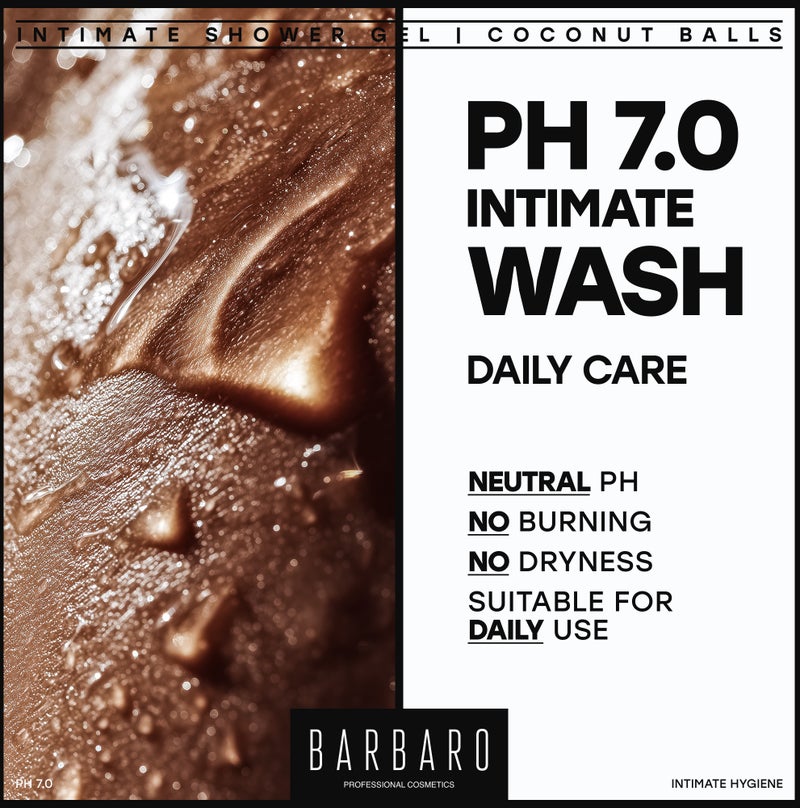 BARBARO Men’s Intimate Wash for Men | pH 7 Balanced Daily Cleanser | Banana Rule | Gentle Intimate Hygiene | 250 ml - Image 3